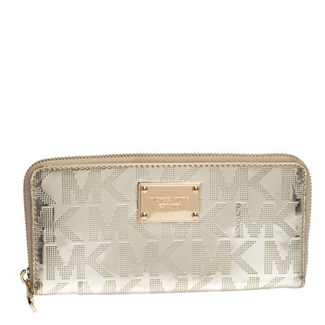 gold metallic michael kors wallet|michael kors ausverkauf.